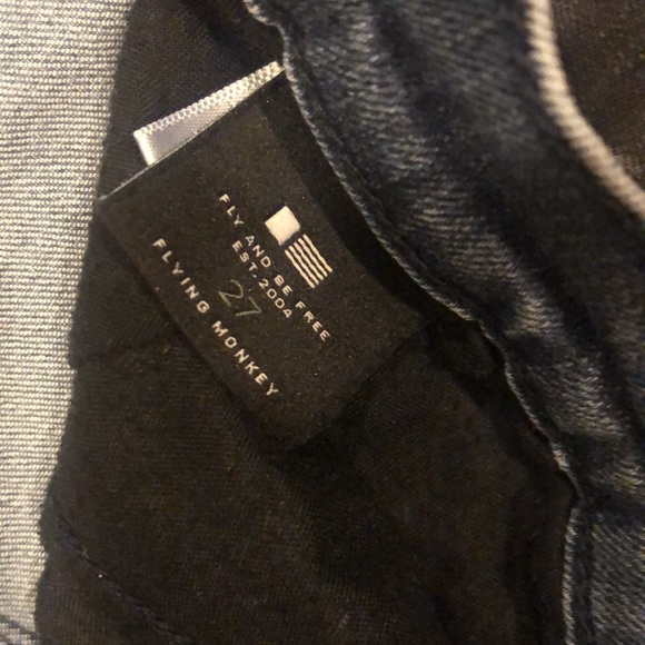 Flying Monkey blue faded skinny jeans with side stripe size 27 - Picture 4 of 6